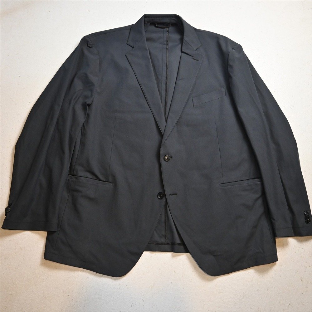 Sene 50S Gray Performance Stretch Unstructured Mens Blazer Jacket Sport Coat